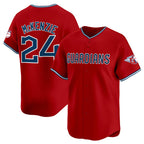 Cleveland Guardians #24 Triston McKenzie Red JEROMEN Alternate Limited Stitched Jersey