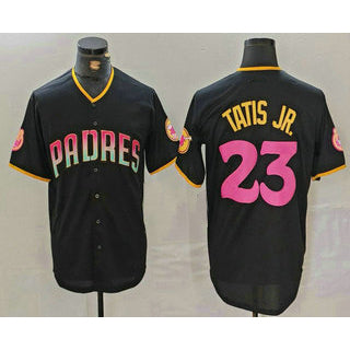 San Diego Padres #23 Fernando Tatis Jr Black JEROMEN 20th Anniversary Cool Base Stitched Jersey