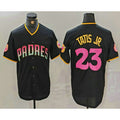 San Diego Padres #23 Fernando Tatis Jr Black JEROMEN 20th Anniversary Cool Base Stitched Jersey