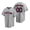 Custom Cleveland Indians Gray JEROMEN 2020 Stitched Cool Base Road Jersey