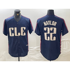 Cleveland Guardians #22 Josh Naylor Navy JEROMEN 2024 City Connect Limited Stitched Jersey