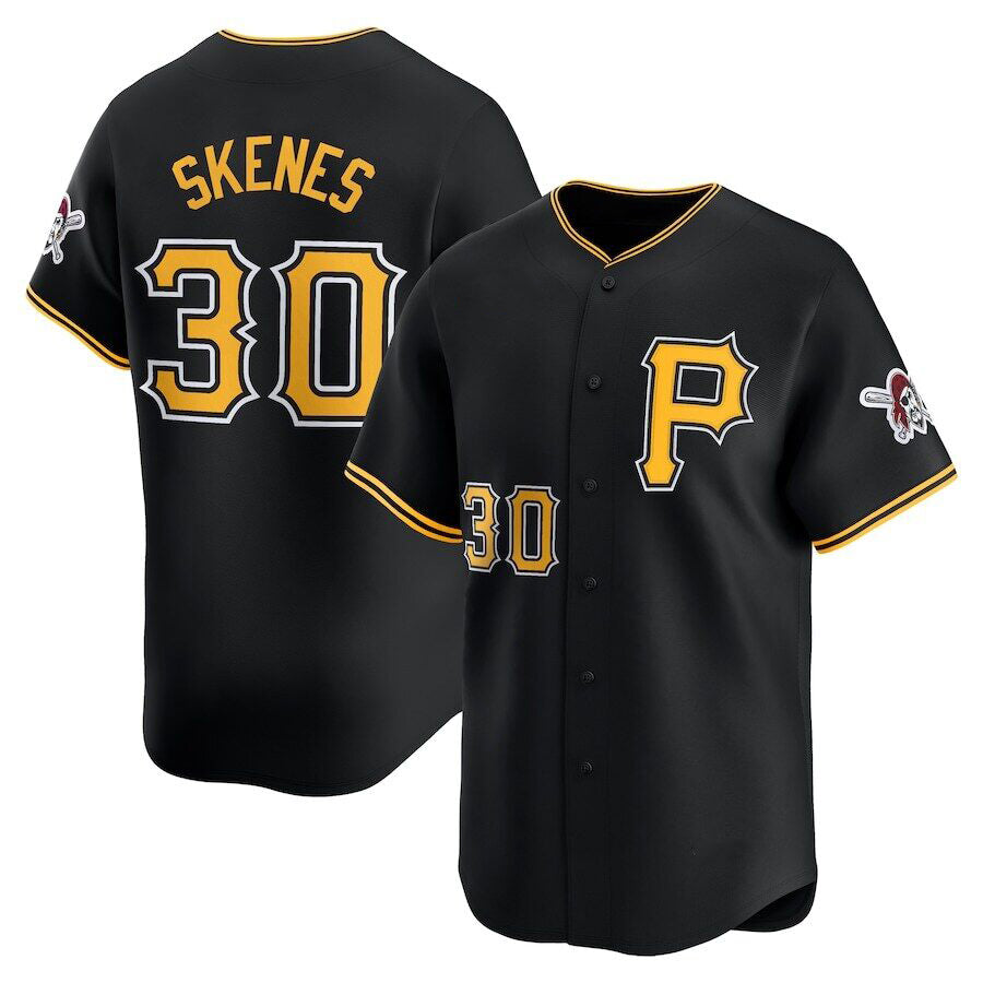 Pittsburgh Pirates #30 Paul Skenes Black JEROMEN Alt Limited Jersey