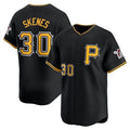 Pittsburgh Pirates #30 Paul Skenes Black JEROMEN Alt Limited Jersey