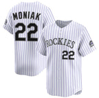 Colorado Rockies #22 Mickey Moniak White JEROMEN Home Limited Stitched Jersey