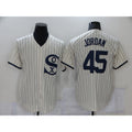 Chicago White Sox #45 Michael Jordan 2021 Cream Navy JEROMEN Field of Dreams Name Flex Base Stitched Jersey