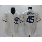 Chicago White Sox #45 Michael Jordan 2021 Cream Navy JEROMEN Field of Dreams Name Flex Base Stitched Jersey