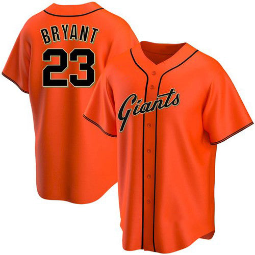 San Francisco Giants #23 Kris Bryant Orange JEROMEN Cool Base Jersey