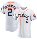 Houston Astros #2 Alex Bregman White JEROMEN 2022 World Series Flex Base Stitched Jersey