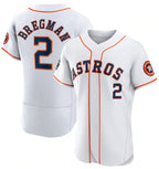Houston Astros #2 Alex Bregman White JEROMEN 2022 World Series Flex Base Stitched Jersey