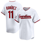 Cleveland Guardians #11 Jose Ramirez White JEROMEN Home Limited Stitched Jersey