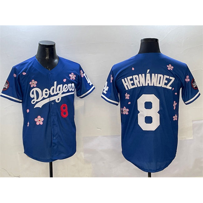 Los Angeles Dodgers #8 Enrique Hernandez Royal JEROMEN 2025 Tokyo Series Limited Stitched Jersey