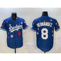 Los Angeles Dodgers #8 Enrique Hernandez Royal JEROMEN 2025 Tokyo Series Limited Stitched Jersey