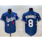 Los Angeles Dodgers #8 Enrique Hernandez Royal JEROMEN 2025 Tokyo Series Limited Stitched Jersey