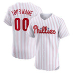 Custom Philadelphia Phillies White JEROMEN Home Elite Jersey