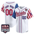 Custom Baltimore Orioles America 250 Edition Vapor Premier Limited White JEROMEN Stitched Jerseys