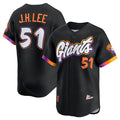 San Francisco Giants #51 Jung Hoo Lee Black JEROMEN Anthracite 2025 City Connect Limited Stitched Jersey