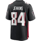 A.Falcons #84 Alfred Jenkins Black JEROMEN Game Retired Player Jersey
