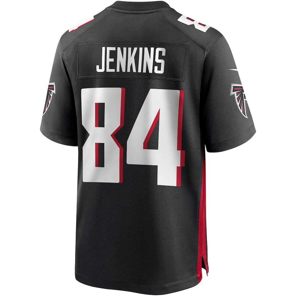 A.Falcons #84 Alfred Jenkins Black JEROMEN Game Retired Player Jersey