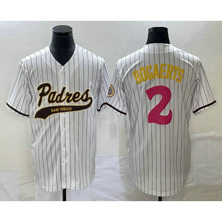 San Diego Padres #2 Xander Bogaerts White JEROMEN NEW 2023 City Connect Cool Base Stitched Jersey