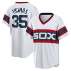 Chicago White Sox #35 Frank Thomas White JEROMEN Home Cooperstown Collection Player Jersey