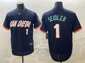 San Diego Padres #1 Peter Seidler Obsidian JEROMEN 2026 City Connect Stadium Stitched Jersey