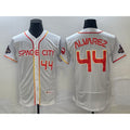 Houston Astros #44 Yordan Alvarez Number White JEROMEN 2023 City Connect Flex Base Stitched Jersey 2