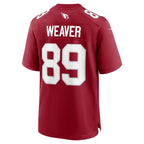 A.Cardinals #89 Xavier Weaver Cardinal JEROMEN Team Game Jersey
