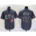 New York Mets #39 Edwin Diaz Gray JEROMEN 2024 City Connect Cool Base Jerseys