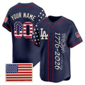 Custom Los Angeles Angels  America 250 Edition Vapor Premier Limited Navy JEROMEN Stitched Jerseys