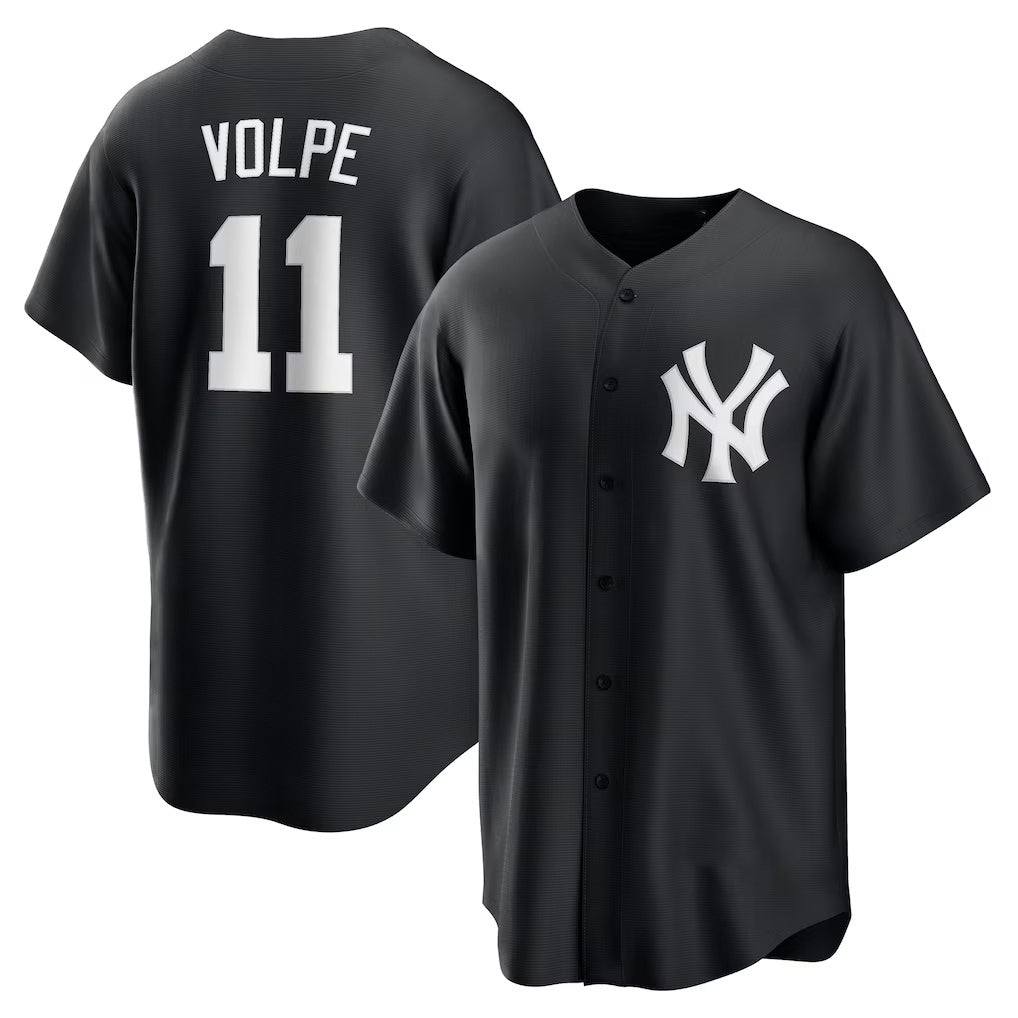 New York Yankees #11 Anthony Volpe Black JEROMEN Fashion Replica Player Jersey