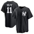 New York Yankees #11 Anthony Volpe Black JEROMEN Fashion Replica Player Jersey