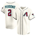 Arizona Diamondbacks #2 Geraldo Perdomo Cream JEROMEN Home Limited Player Jersey