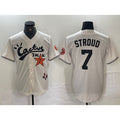 Houston Astros #7 CJ Stroud Cream JEROMEN Cactus Jack Cool Base Jersey