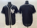 New York Yankees Blank 2026 Fashion Replica Black JEROMEN Out Stitched Jersey
