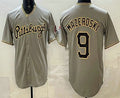 Pittsburgh Pirates #9 Bill Mazeroski Grey JEROMEN Limited Jersey