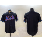 New York Mets Team Big Logo Graphite JEROMEN 2024 City Connect Limited Stitched Jersey