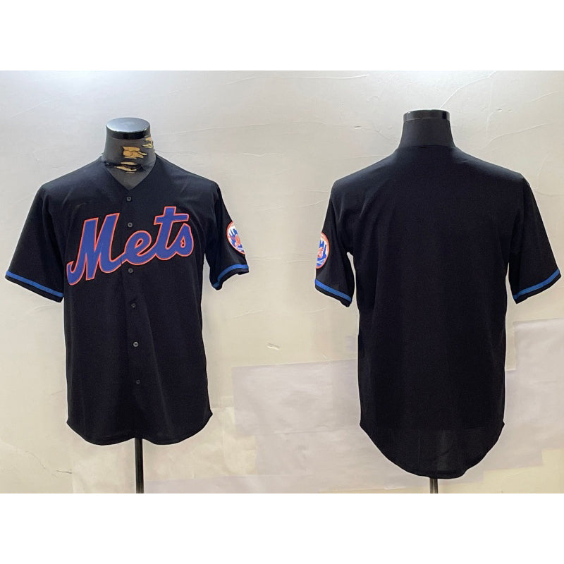New York Mets Team Big Logo Graphite JEROMEN 2024 City Connect Limited Stitched Jersey