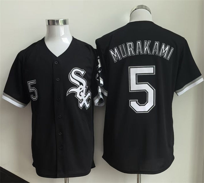 Chicago White Sox #5 Munetaka Murakami Black JEROMEN 2025 Limited Stitched Jersey