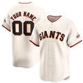 Custom San Francisco Giants Active Player Cream JEROMEN Home Limited Stitched Jersey