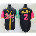 San Diego Padres #2 Xander Bogaerts Black JEROMEN NEW 2023 City Connect Cool Base Stitched Jersey
