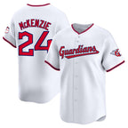 Cleveland Guardians #24 Triston McKenzie White JEROMEN Home Limited Stitched Jersey