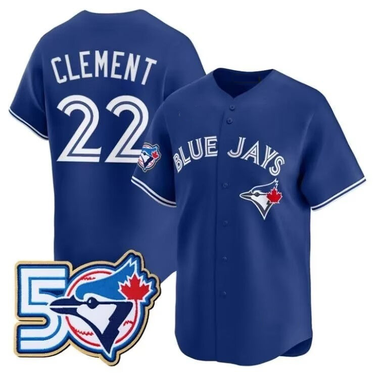 Toronto Blue Jays #22 Vladimir Guerrero Jr. Royal JEROMEN 50th Anniversary Alternate Limited Jersey