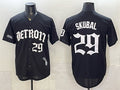 Detroit Tigers #29 Tarik Skubal 2026 Black JEROMEN 'Motor Gothic Edition' Vapor Premier Limited Stitched Jersey