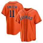 Houston Astros #11 Cam Smith Orange JEROMEN Alternate Replica Jersey
