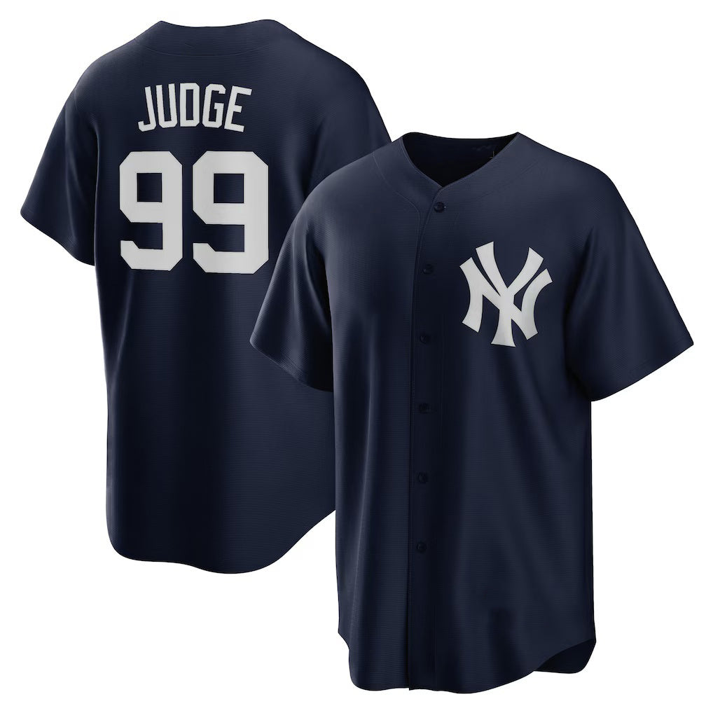 New York Yankees #99 Aaron Judge Navy JEROMEN 2020 Spring Training Replica Player Jersey