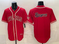 Texas Rangers Team Big Logo Red JEROMEN 2026 City Connect Stadium Stitched Jersey