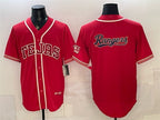 Texas Rangers Team Big Logo Red JEROMEN 2026 City Connect Stadium Stitched Jersey