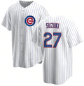 Chicago Cubs #27 Seiya Suzuki White JEROMEN Cool Base Stitched Jersey