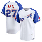 Atlanta Braves #27 Austin Riley White JEROMEN City Connect Limited Player Jersey