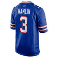 B.Bills #3 Damar Hamlin Royal JEROMEN Game Jersey